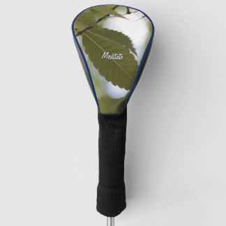 green leaf meditate nature garden photo branch golf head cover