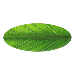 Green Leaf Name Tag