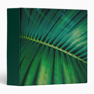 Green Leaf Palm Frond Tropical Nature Photo Binder