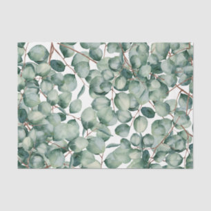 Green Leaf Pattern 20 Tissue Paper
