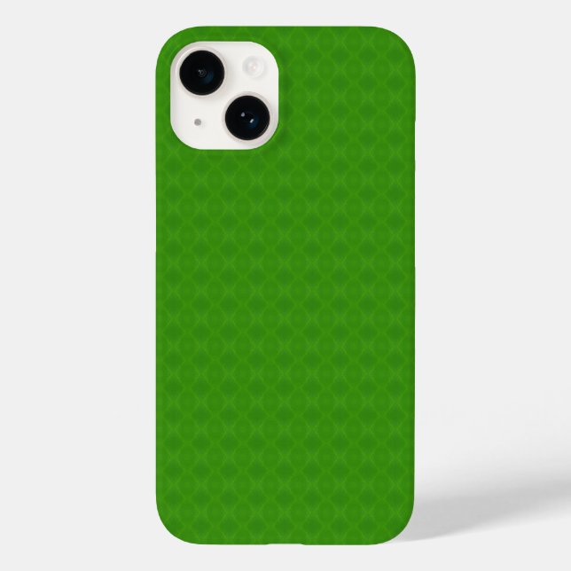 Green leaf pattern Case-Mate iPhone case (Back)