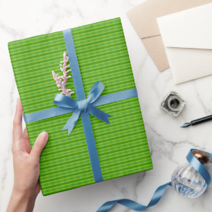 Green leaf pattern wrapping paper