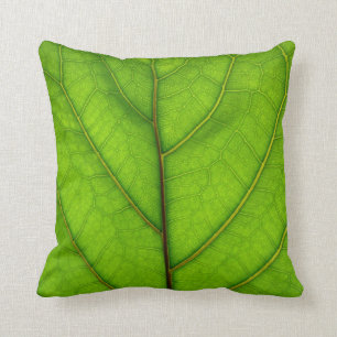 Green Leaf Pillow