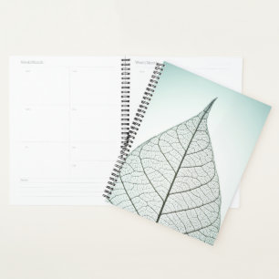 Green Leaf Skeleton Planner