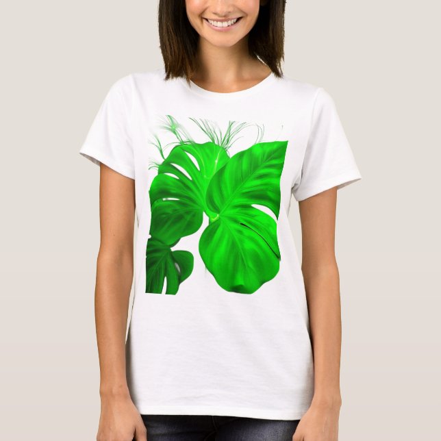 green leaf T-Shirt (Front)
