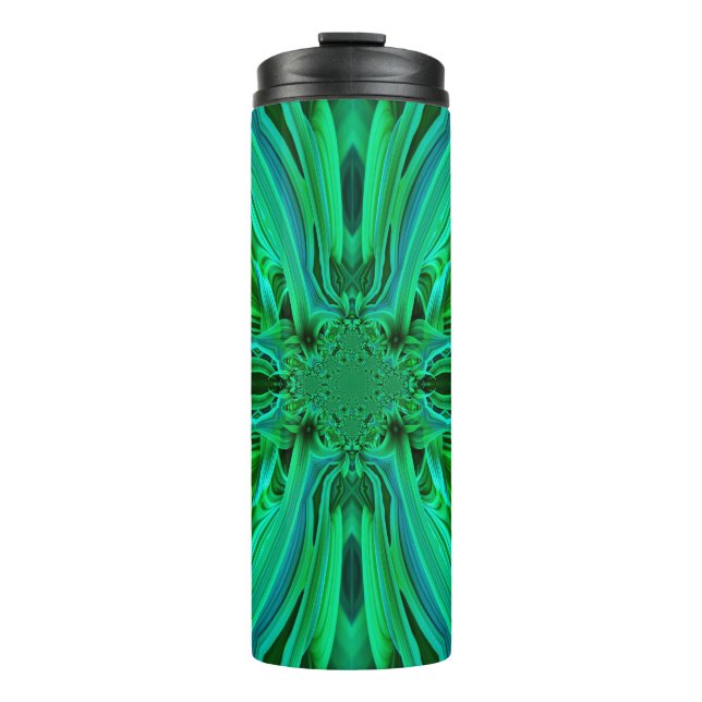 Green Leaf Thermal Tumbler (Front)