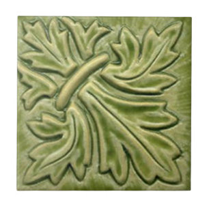 Green leaf tile