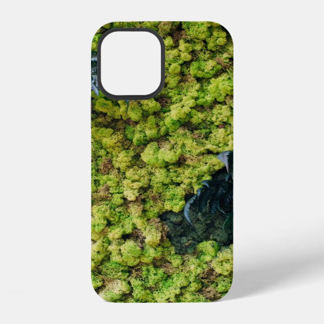 Green leafed plants iPhone case (Back)