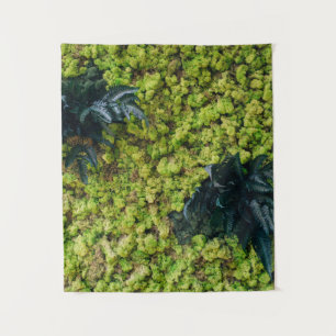 Green leafed plants tapestry