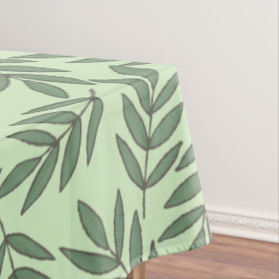 Green Leafs Tablecloth