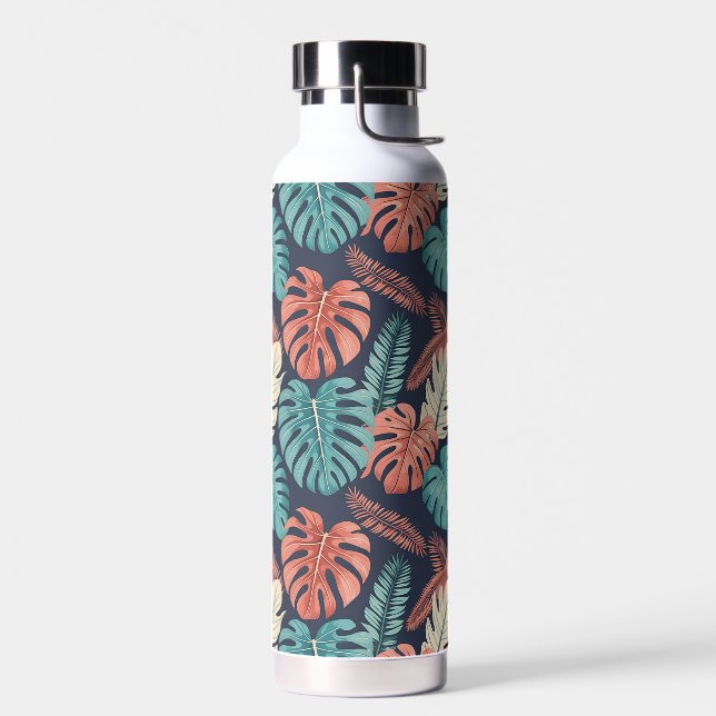 Green Leafs Water Bottle (Left)