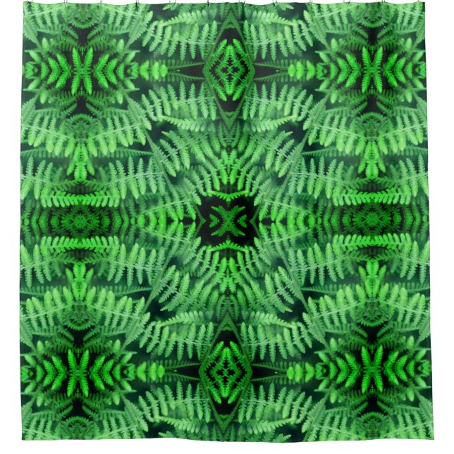 Green Leafy Ferns Abstract       (Front)