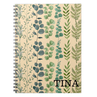 Green Leafy Notebook