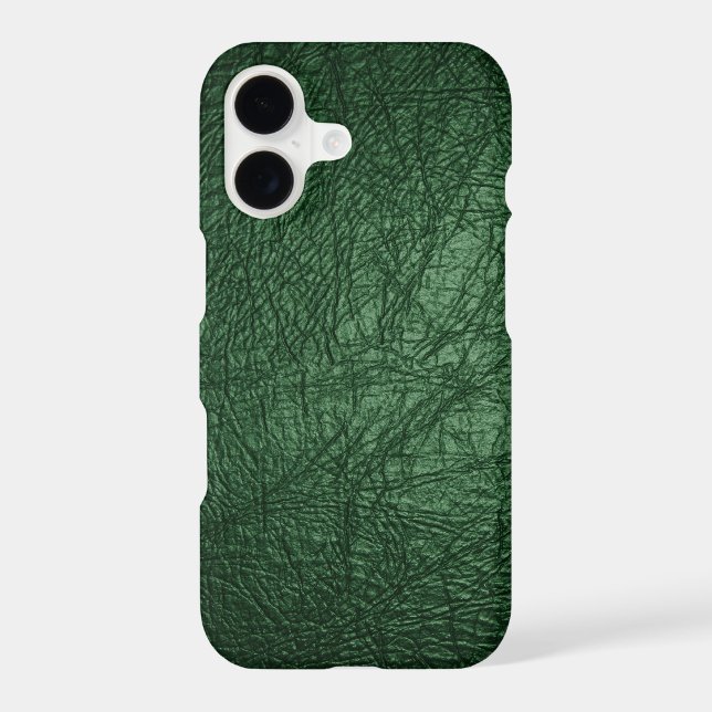 Green Leather Look iPhone 7 case (Back)