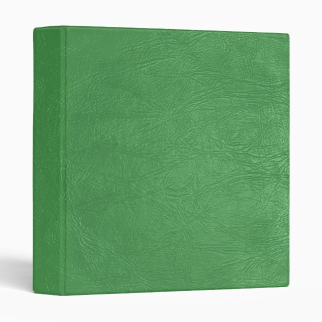 green leather texture binder (Front/Spine)