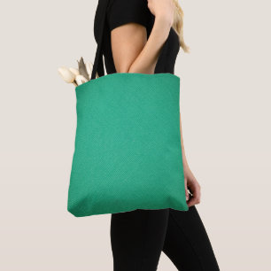 Green leather texture tote bag