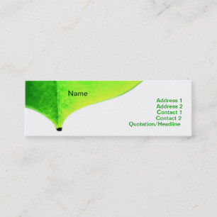 Green Leave Business Card