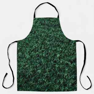 Green leaves apron