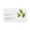 Green Leaves business card
