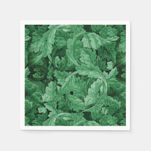 Green Leaves (by William Morris) Napkin