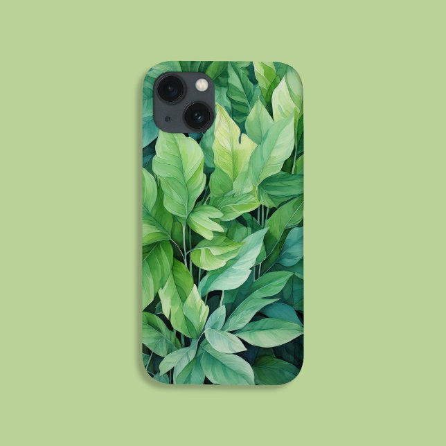 Green leaves Case-Mate iPhone case (Creator Uploaded)