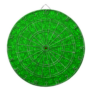 green leaves dartboard