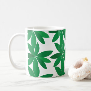 Green Leaves Foliage Coffee Mug