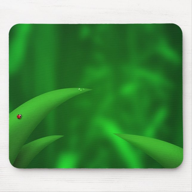 Green Leaves in the Jungle Mouse Pad (Front)