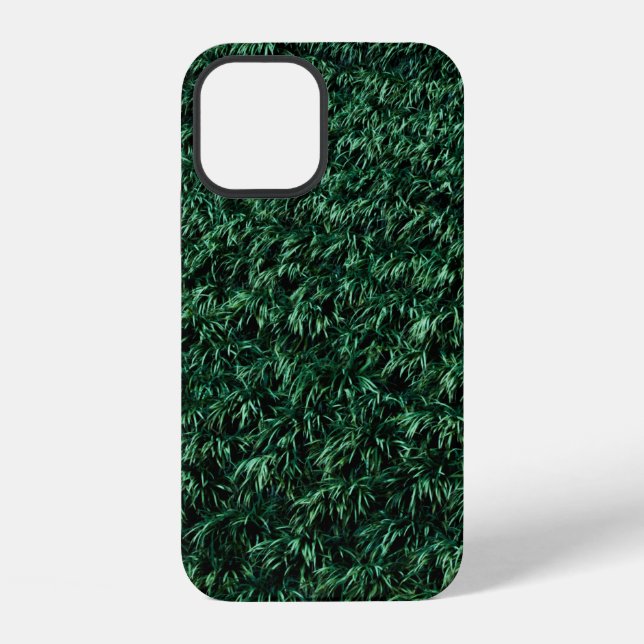 Green leaves iPhone case (Back)