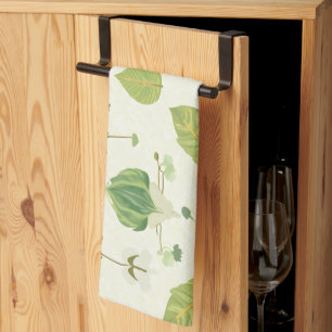 Green Leaves Kitchen Towel
