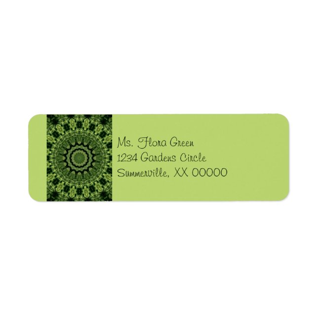 Green Leaves Mandala (Front)