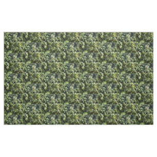 Green leaves pattern fabric