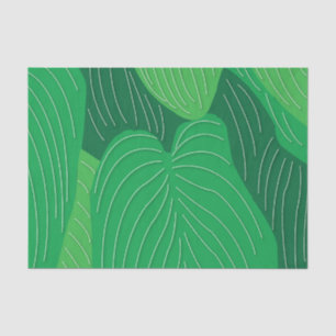 Green Leaves Pattern  Tissue Paper