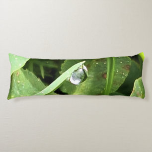 Green Leaves Romania - Botanical Foliage Wall Art Body Pillow