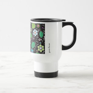 green leaves travel mug