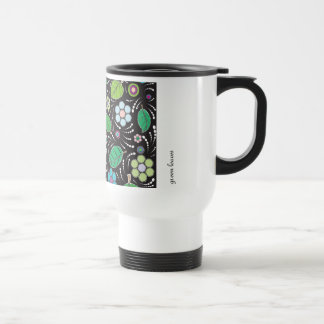green leaves travel mug