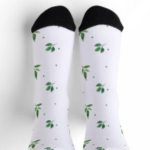 Green Leaves watercolor pattern