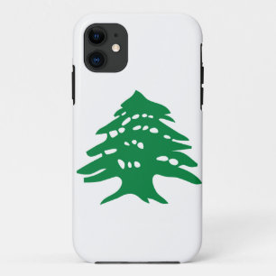 Green Lebanon Cedar Tree iPhone 11 Case