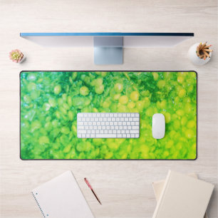 GREEN LENTIL PATTERN OFFICE DESK MAT