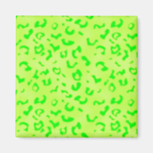 Green Leopard Magnet