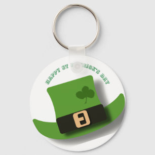 Green Leprechaun Hat St Patrick’s Day Keychain