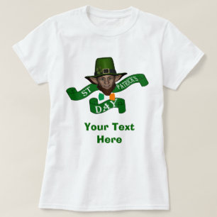 Green leprechaun St Patrick's day T-Shirt