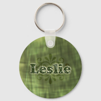 Green Leslie Keychain