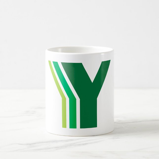 Green Letter Y Coffee Mug (Creator Uploaded)