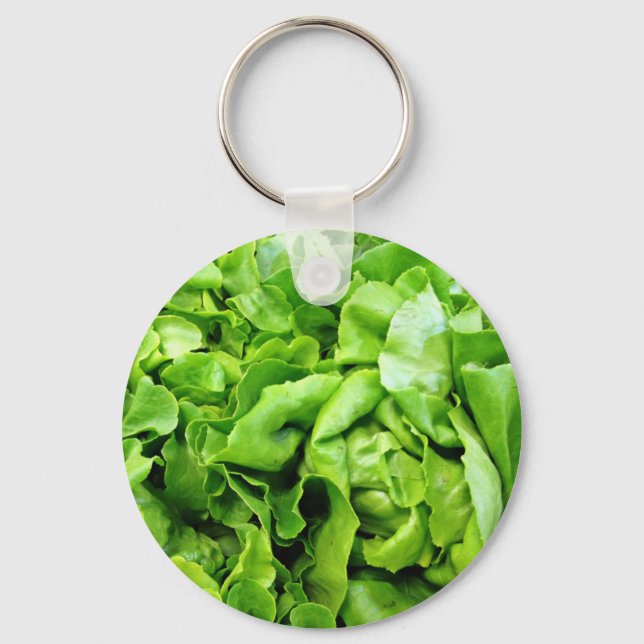Green Lettuce Keychain (Front)