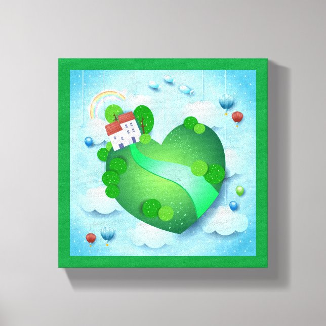 Green Life  Canvas Print (Front)
