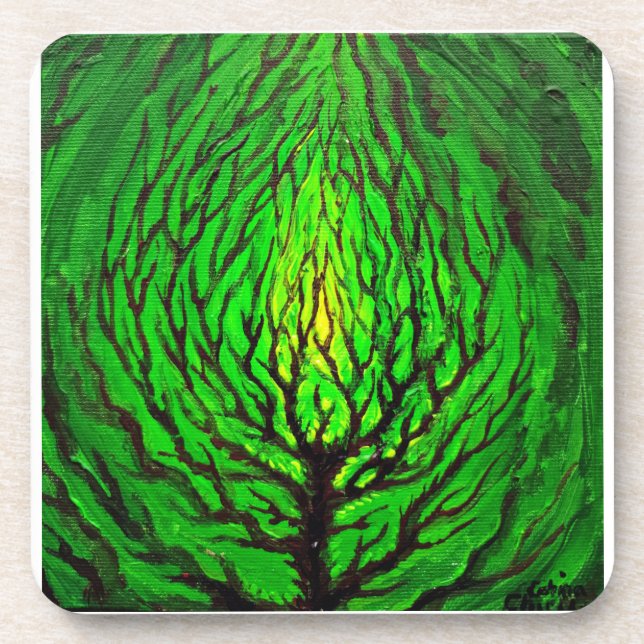 Green life coaster (Front)