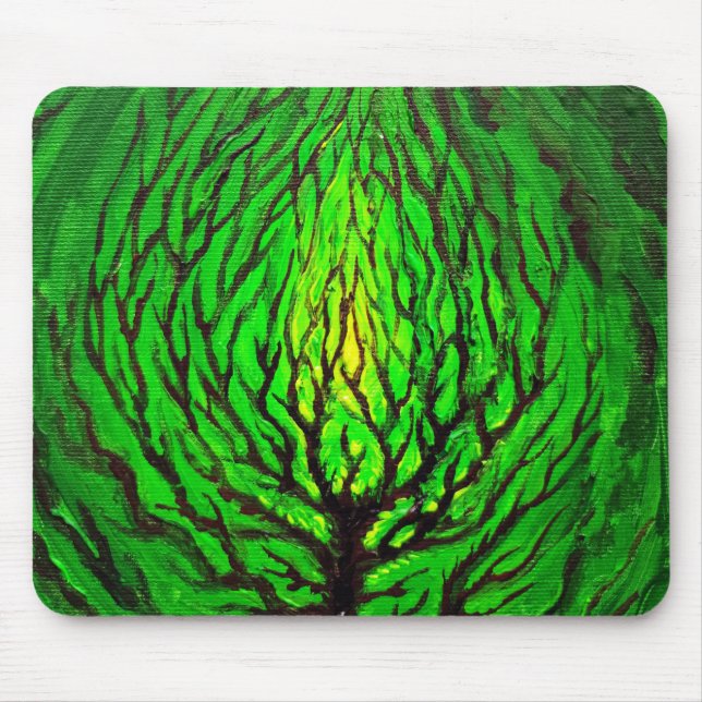 Green life mouse pad (Front)