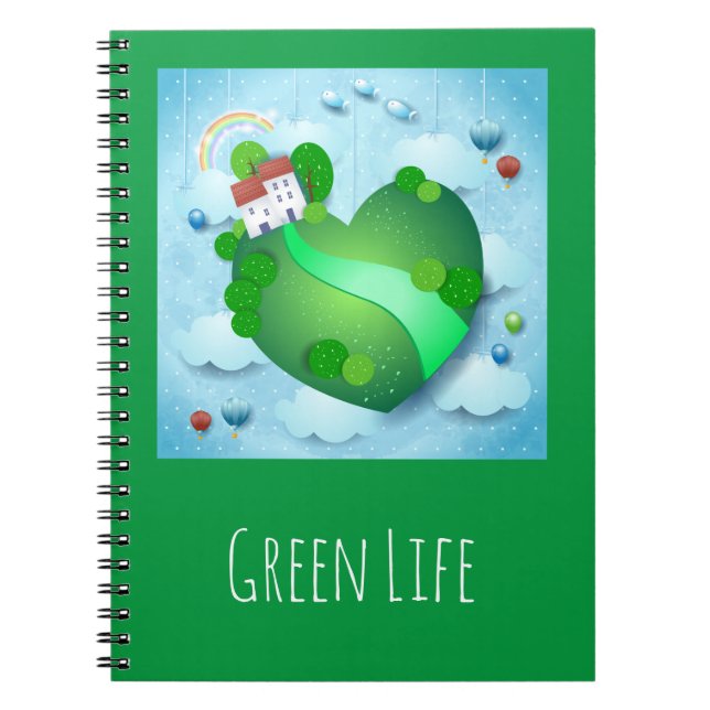 Green Life  Notebook (Front)