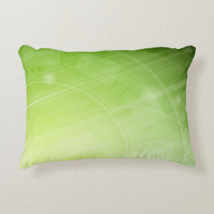 Green light design in hi-tech style accent pillow
